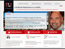 Tablet Screenshot of fli-french.com